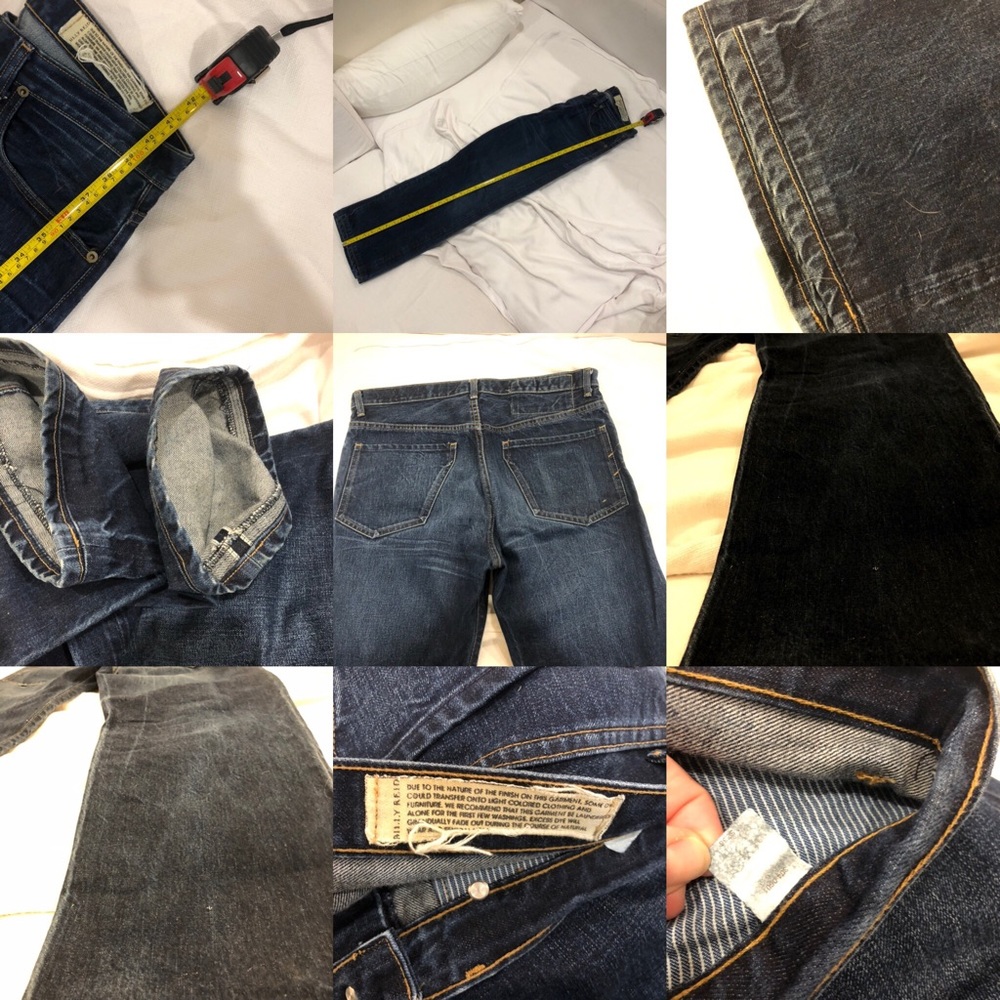 Billy Reid denim jeans. Read description. 36